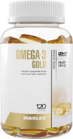 Omega-3 Gold (TG), 120 капсул
