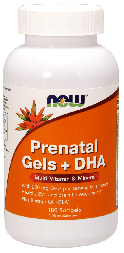 Prenatal Gels + DHA, 180 гелевых капсул