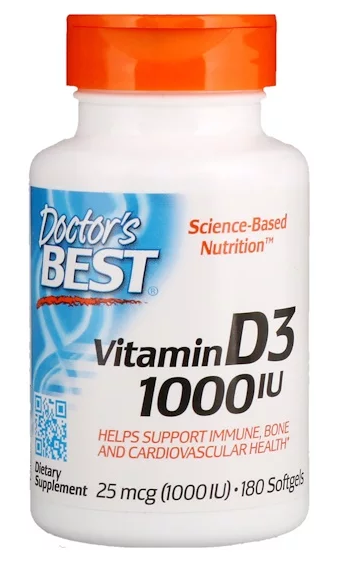 Витамин D-3 1000 МЕ, 180 кап.