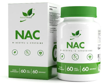NAC (N-ацетилцистеин), 60 капсул