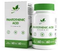Витамин В5 (Пантотеновая кислота) VEG, 60 капсул