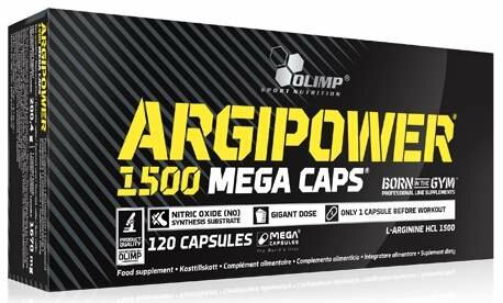 ARGIPOWER Mega Caps 1500мг, 120 капс.