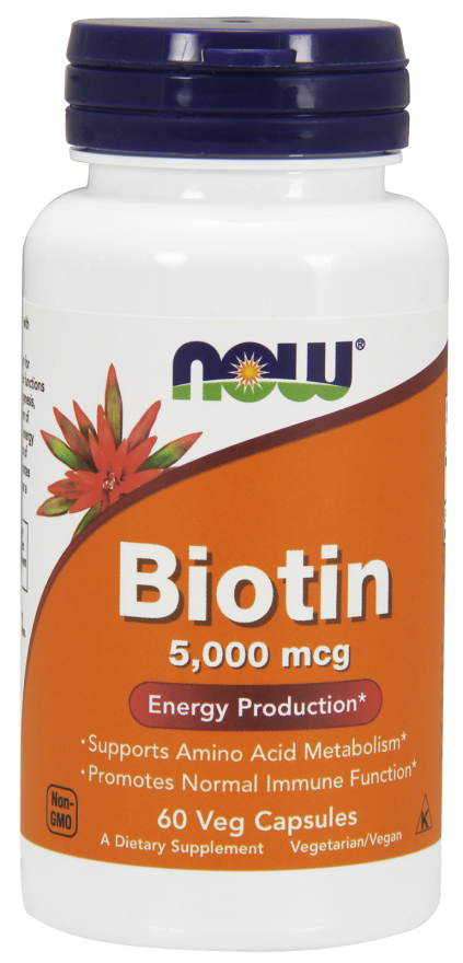 Biotin, 5000мкг, 60 капсул