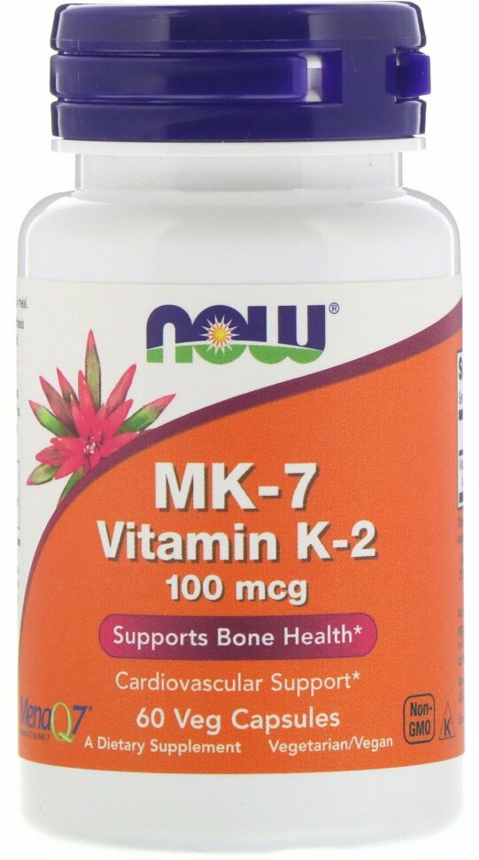 MK-7 Vitamin K-2 100 мкг, 60 кап.