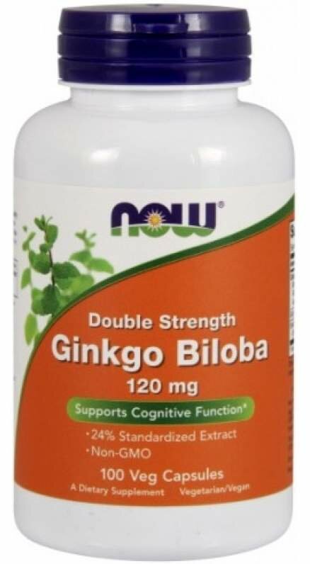 Ginkgo Biloba 120 мг, 100 кап.