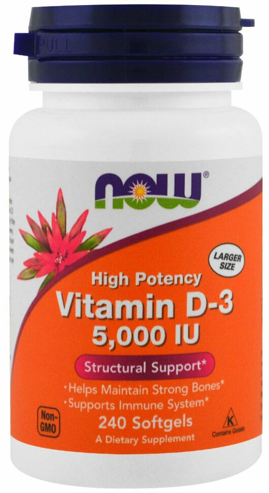 Витамин D-3 5000 МЕ, 240 кап.