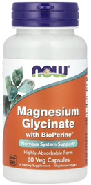 Magnesium glycinate with BioPerine, 60 капсул