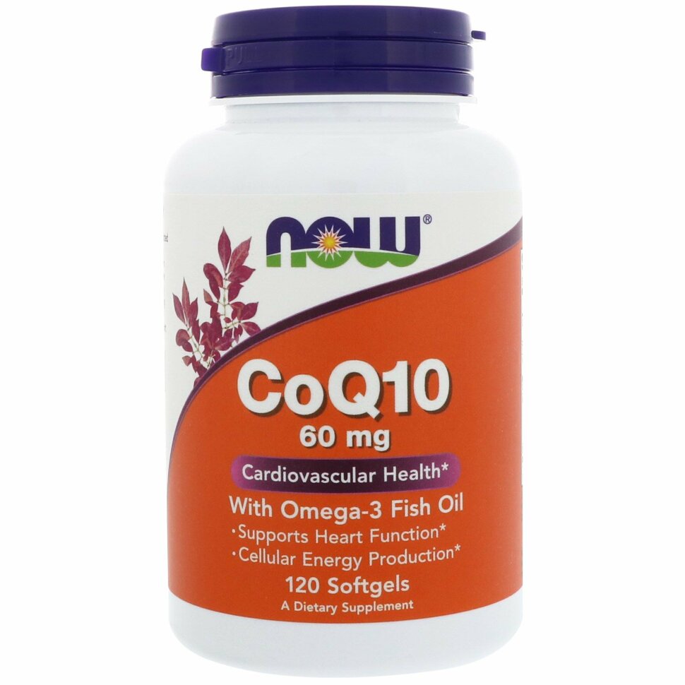 CoQ10 60мг with Omega 3, 120 кап.