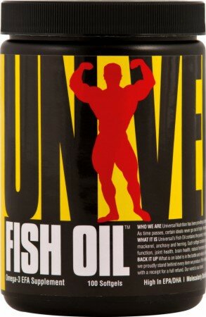 Universal Fish Oil Softgels, 100 гель-капсул