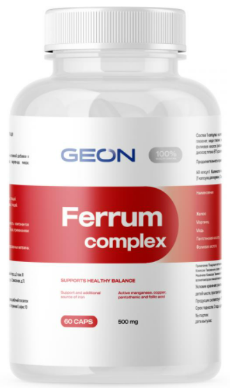 Ferrum Complex, 60 капсул
