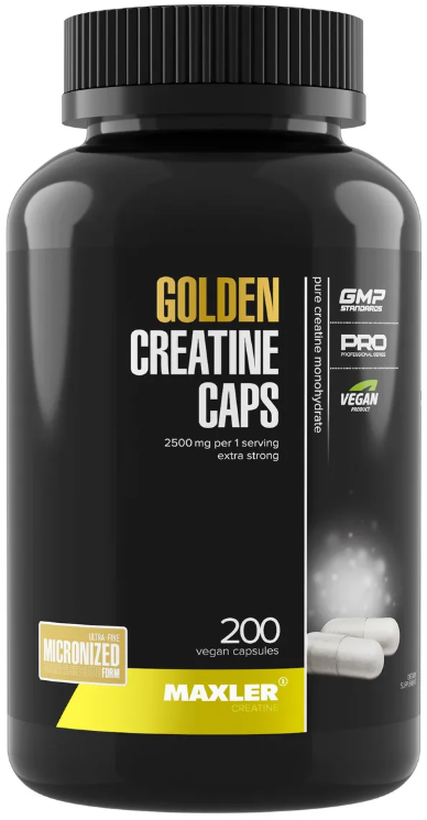 Maxler Golden Creatine Caps 1000, 200 капсул