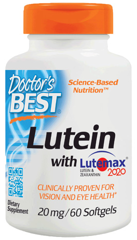 Lutein with Lutemax 2020, 20мг, 60 капсул