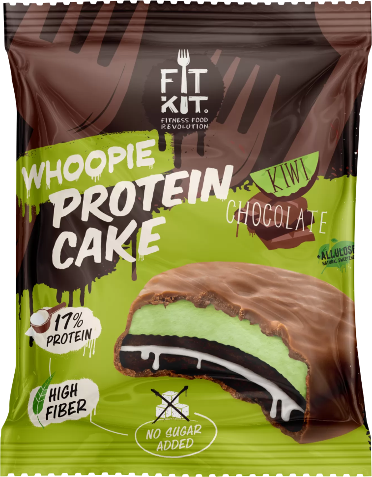 Whoopie Protein Cake Шоколад-киви, 90г