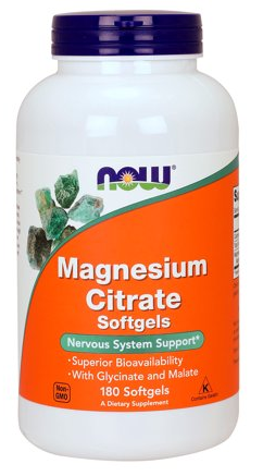 Magnesium Citrate, 180 гелевых капсул
