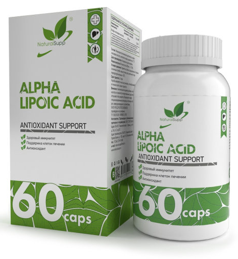 Alpha lipoic acid, 60 капсул