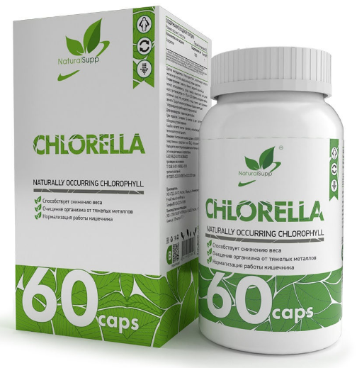 Chlorella, 60 капсул