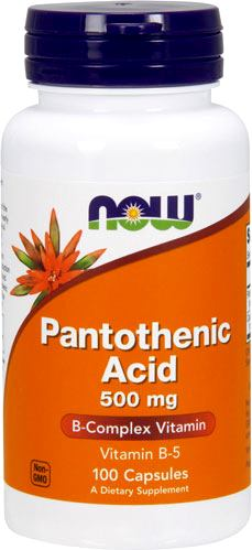 Pantothenic Acid 500мг, 100 кап.