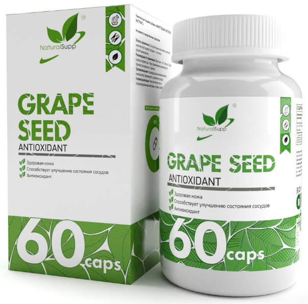 Grape Seed 200мг, 60 капсул