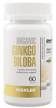 Ginkgo Biloba Organic, 60 таб.