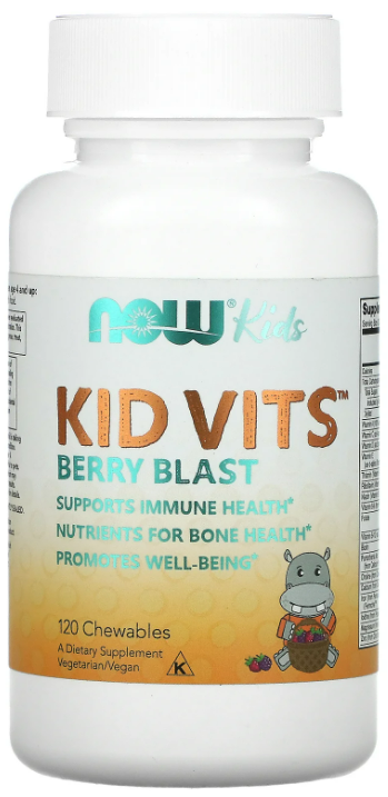 Kid Vits Berry Blast, 120 жевательных таблеток