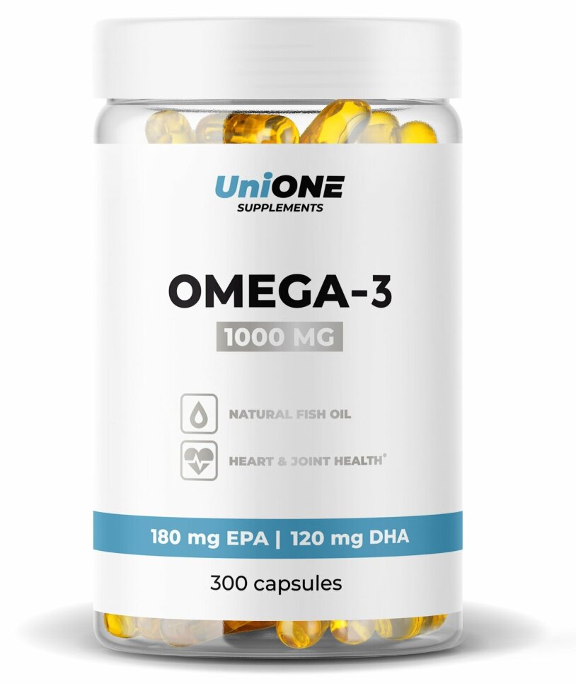 Omega-3, 300 гелевых капсул