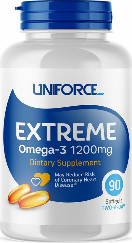 Extreme Omega-3 1200 мг, 90 кап.